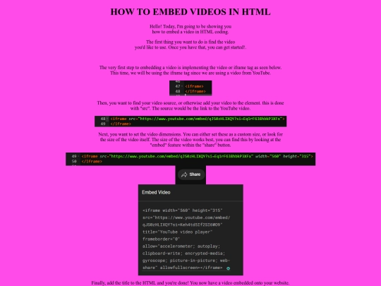 Brandi_Steele_Video_Embedding_Tutorial_Assignment screenshot