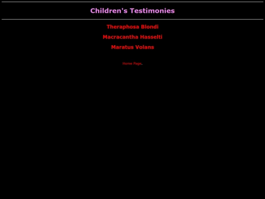 testimonyredirect screenshot