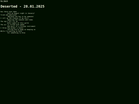 English/Deserted screenshot