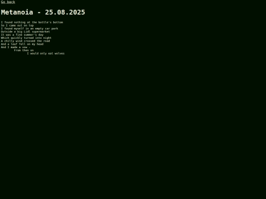 English/Metanoia screenshot