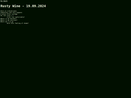 English/Rusty Wine screenshot