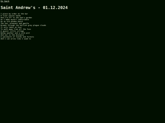 English/Saint Andrew's screenshot