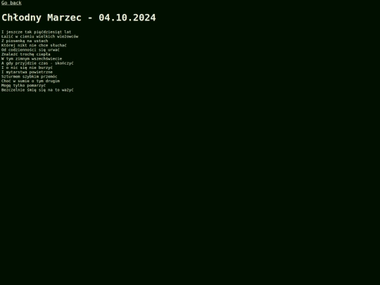 Polish/Chłodny Marzec screenshot