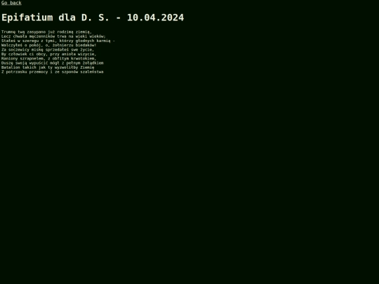 Polish/Epifatium dla D. S. screenshot