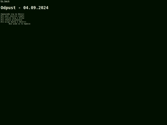 Polish/Odpust screenshot