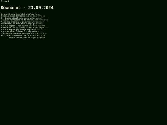 Polish/Równonoc screenshot
