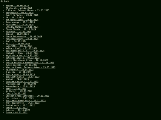 Polish/list screenshot