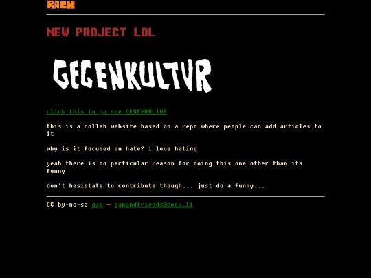 blog/gegenkultur screenshot
