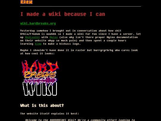 blog/hardbreakswiki screenshot