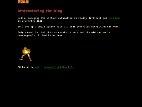 blog/restructure screenshot