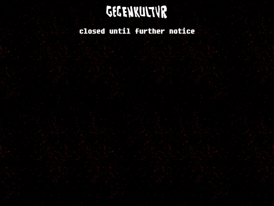 gegenkultur/home screenshot