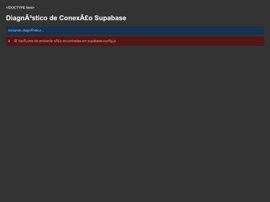 diagnostic screenshot