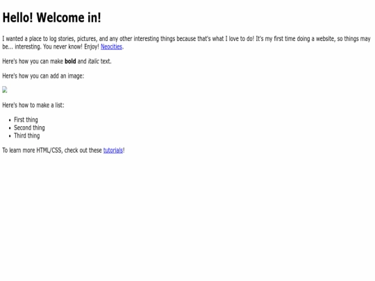 index screenshot