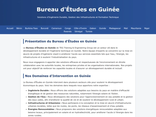 afrique/bureau-etude-guinee screenshot