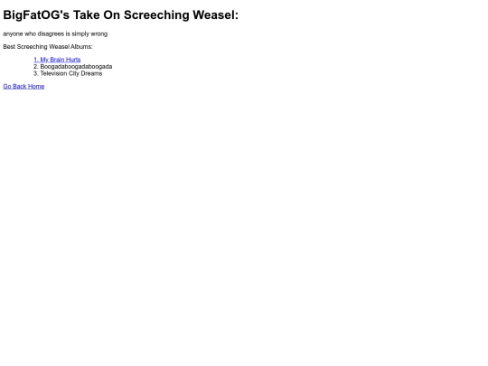 screechingweasel screenshot