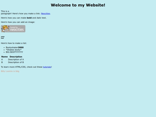 index screenshot