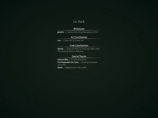 credits screenshot