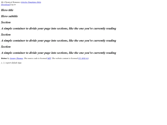 test screenshot