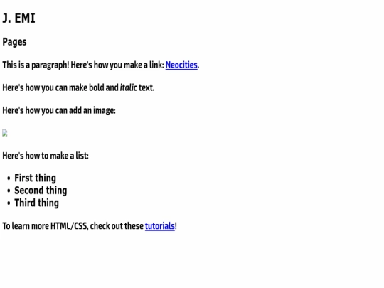 index screenshot