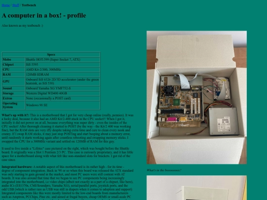 stuff/computers/testbench screenshot