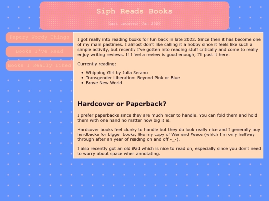 library/books screenshot