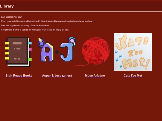 library screenshot