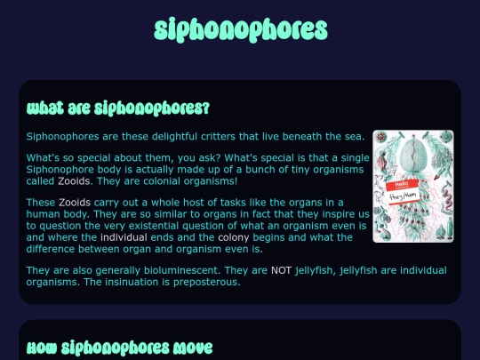 siphonophorae screenshot