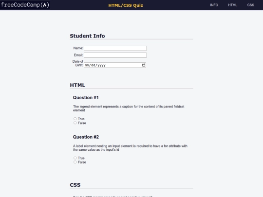 baitap/quizweb screenshot