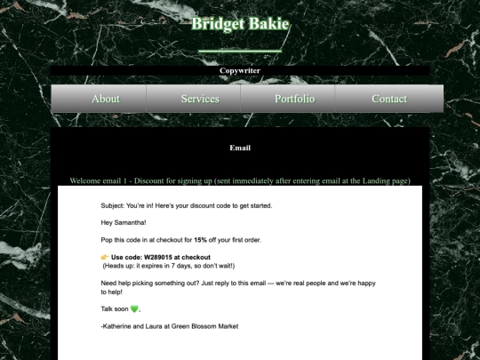 portfolio screenshot
