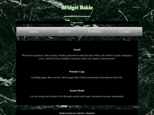 services screenshot