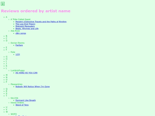lists/name screenshot