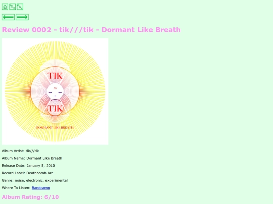 reviews/0001-0050/0002 - tiktik - Dormant Like Breath/0002-tiktik-DormantLikeBreath screenshot