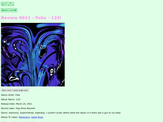 reviews/0001-0050/0011 - Folie - 123!/0011-Folie-123 screenshot