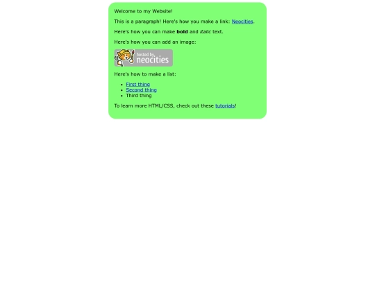 index screenshot