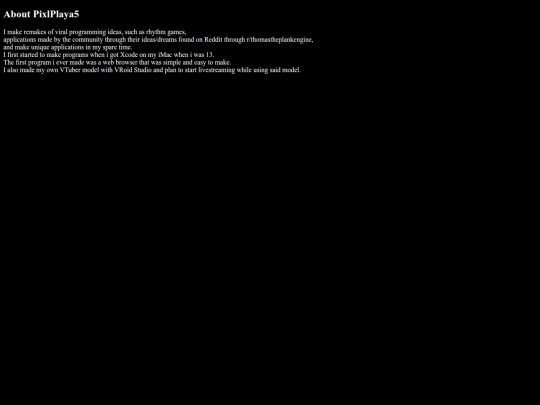 main/about screenshot
