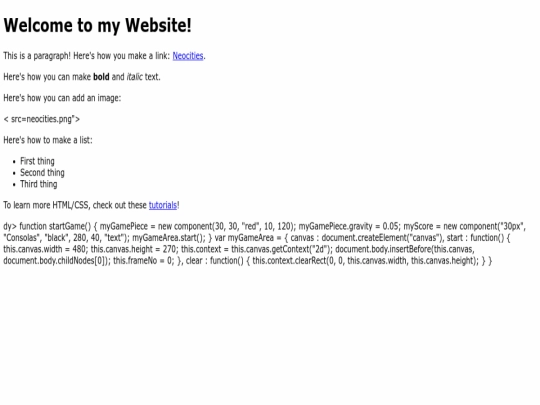 index screenshot