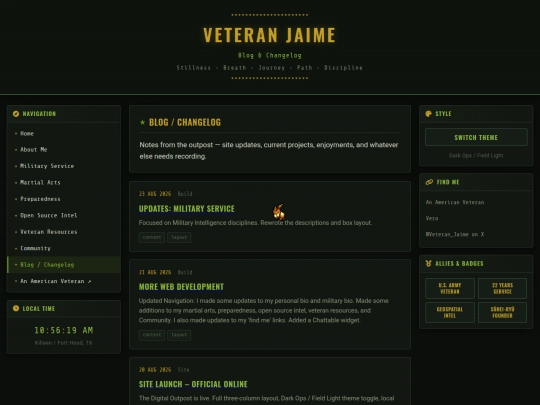 blog screenshot