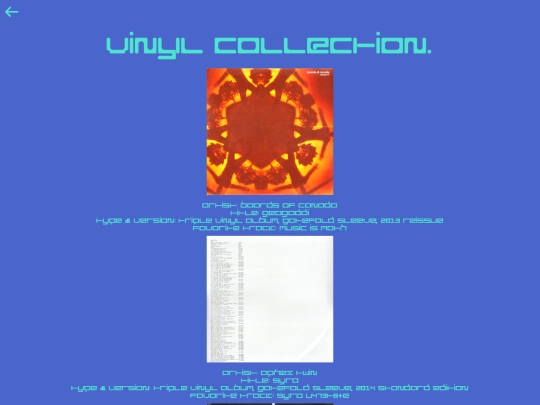 vinylcollection screenshot