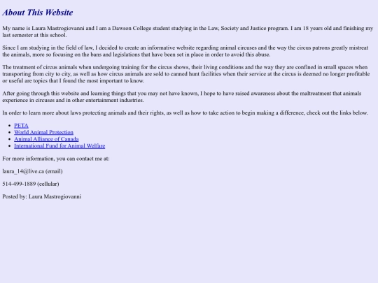 website/aboutpage screenshot