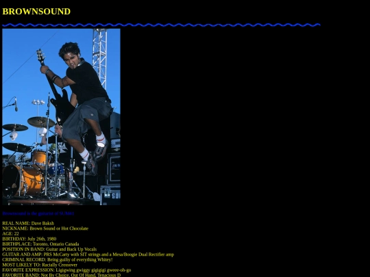 brownsoundinfo screenshot