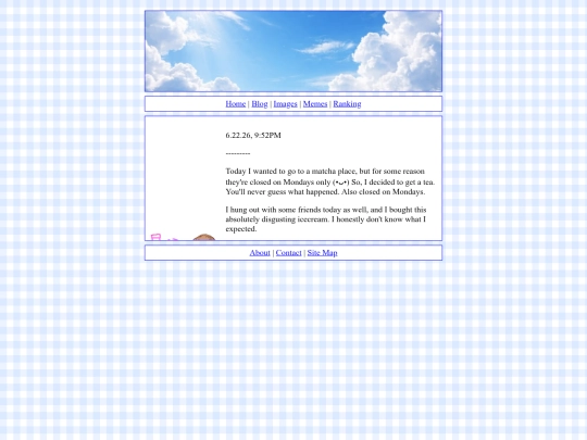 blog screenshot