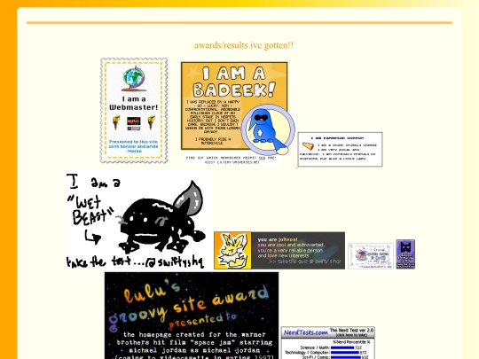 awards screenshot