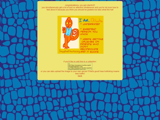 shtml quiz/cilantro screenshot