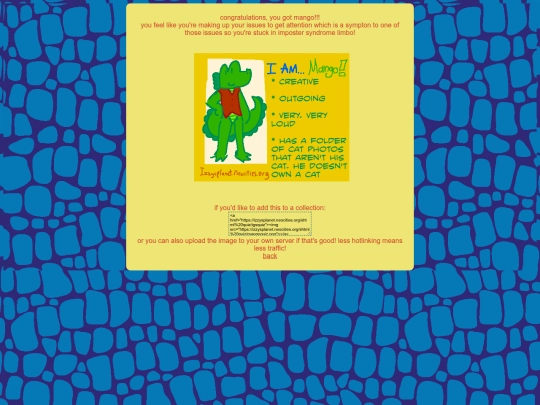 shtml quiz/mango screenshot