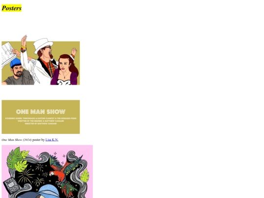 posters screenshot