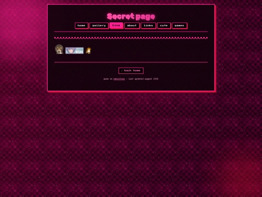 secretpage screenshot