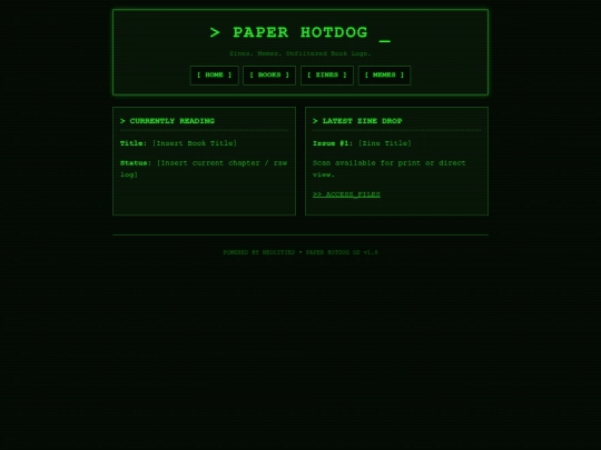index screenshot