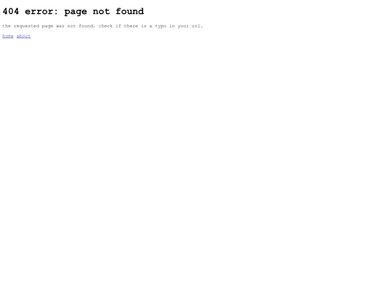 not_found screenshot