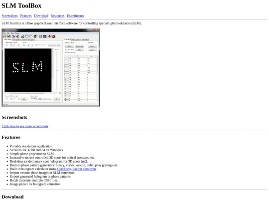 index screenshot