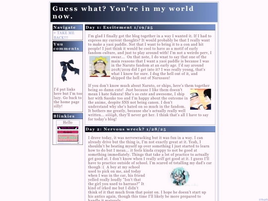 blog screenshot